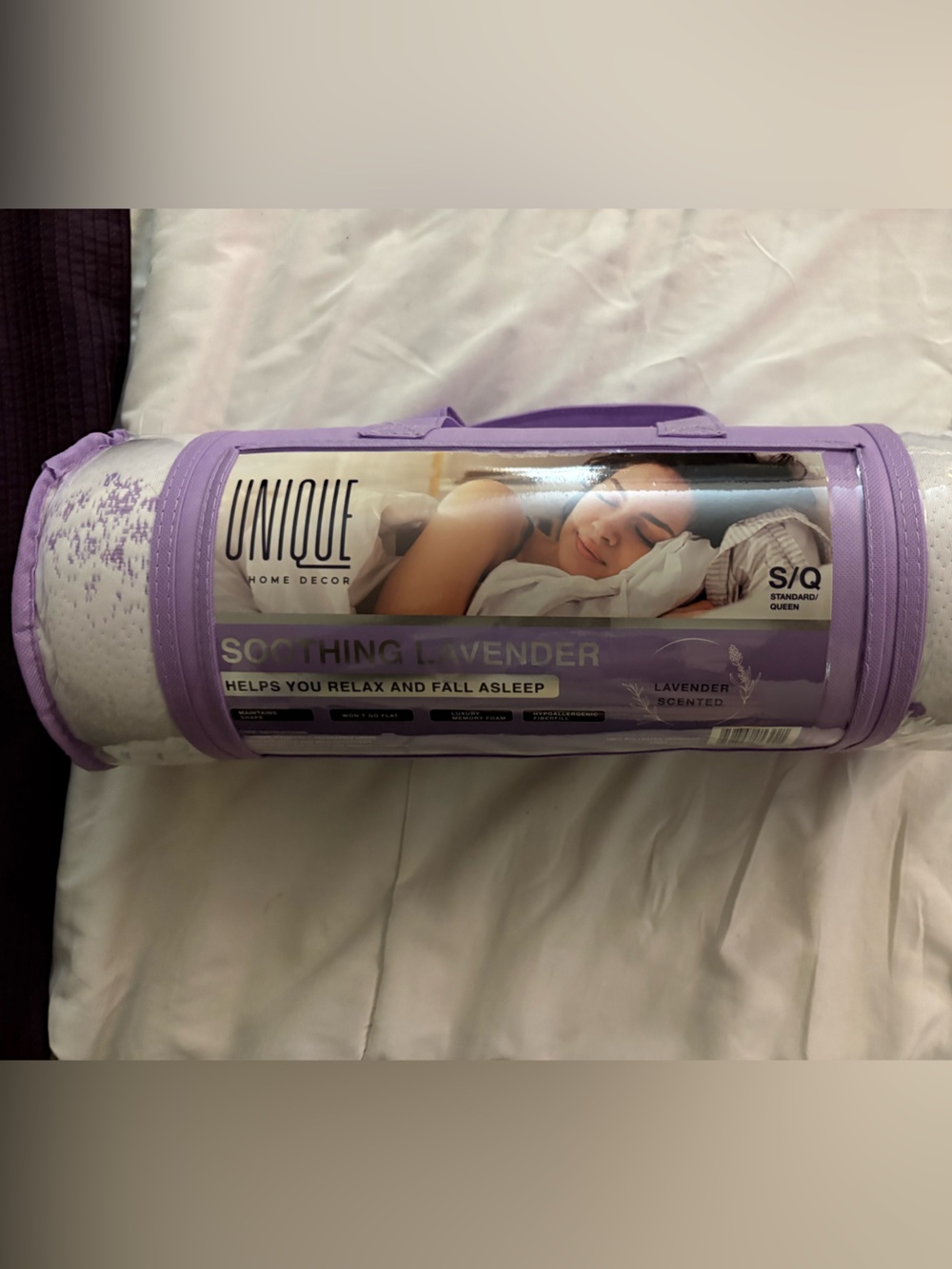 Unique Soothing Lavender Body Pillow - Lavender
